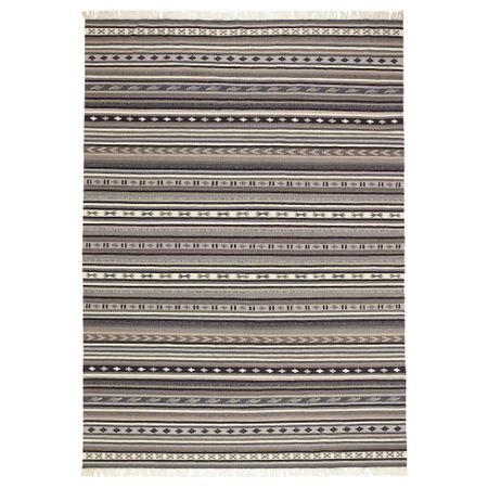 Ковер, безворсовый КАТРУП, ручная работа серый