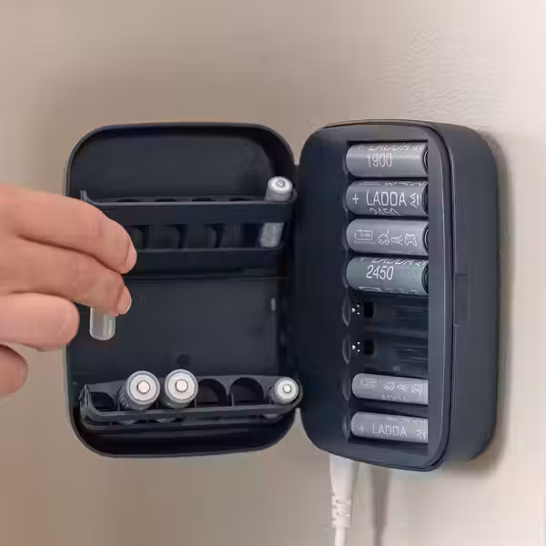 LITOSFÄR Зарядное устройство с отделением - темно-синий - фото 3