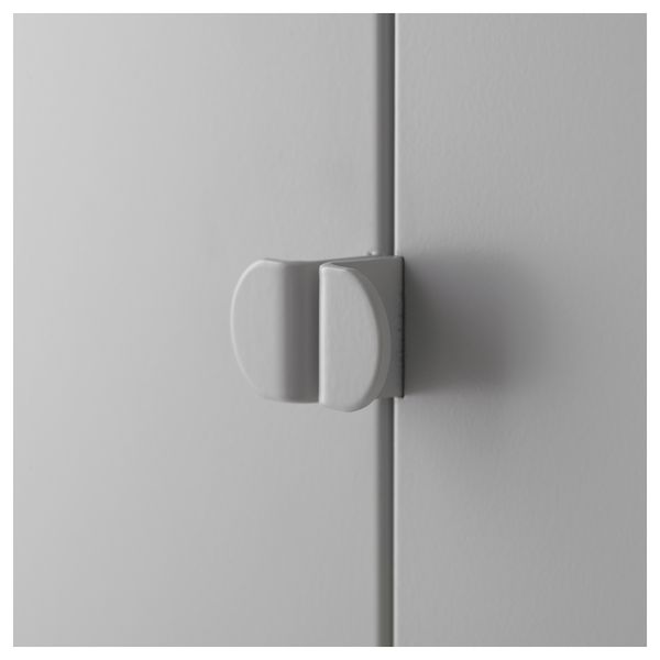 Комбинация для хранения ЛИКСГУЛЬТ, зеленый/серый, оранжевый/желтый (95x92 см) - фото 2