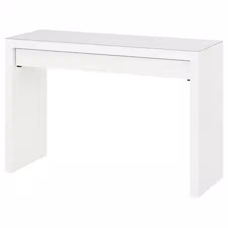 MALM Туалетный столик - белый 120x41 см