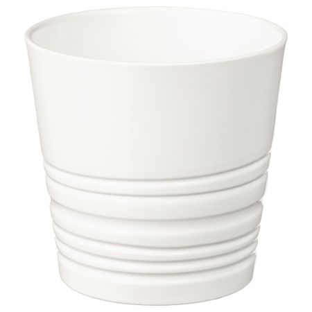 Кашпо, 9 см, белый IKEA MUSKOT МУСКОТ 303.082.01