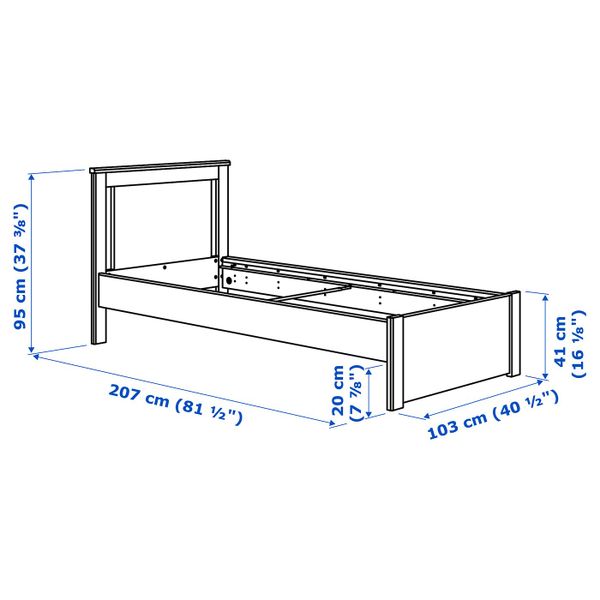IKEA, дополнительный ракурс - схема-чертеж с размерами