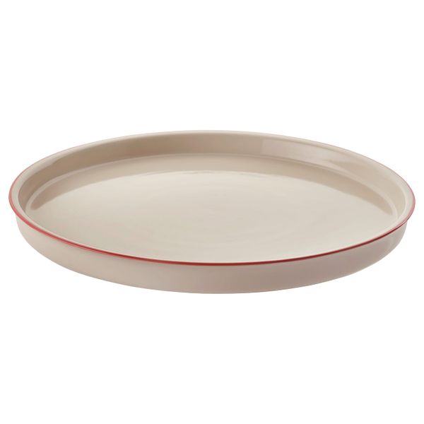 Блюдо, бежевый, 37 см IKEA ВЭРМЕР 004.406.45 - фото 1