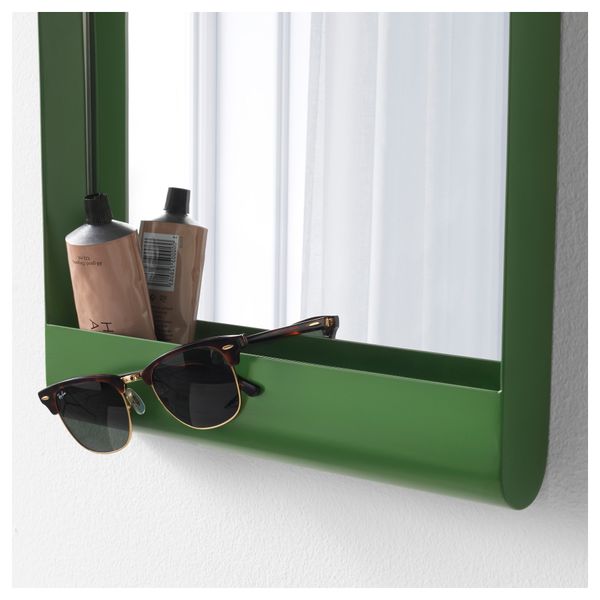 Зеркало ЮППЕРЛИГ, зеленый (30x40 см) - фото 3