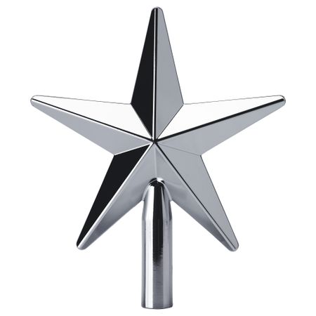 Наконечник-звезда ВИНТЕР 2015, серебристый (24 см)