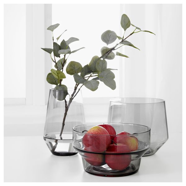 Набор ваз, 3 штуки ИКЕА ПС 2017, серый - фото 2