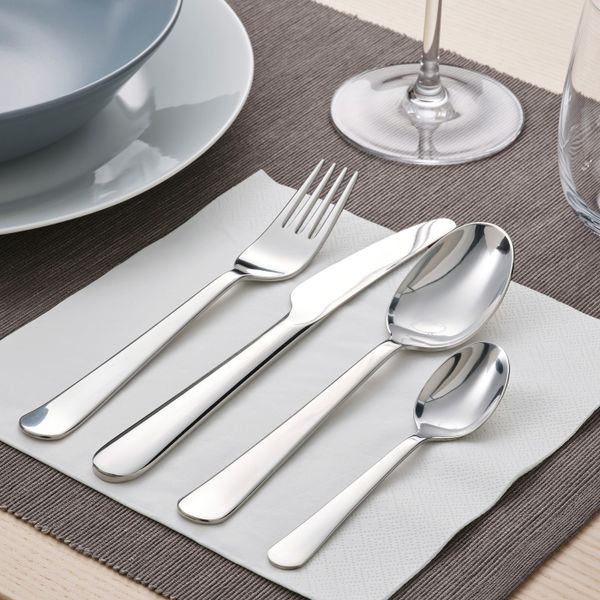 Ложка чайная, нержавеющая сталь 13 см IKEA DRAGON ДРАГОН 003.792.14 - схема-чертеж с размерами