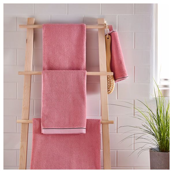 Полотенце, розовый 30x50 см IKEA ВИКФЬЕРД 604.052.34 - фото 4