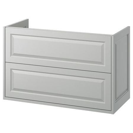 TÄNNFORSEN Шкаф для раковины с ящиками - светло-серый 100x48x63 см