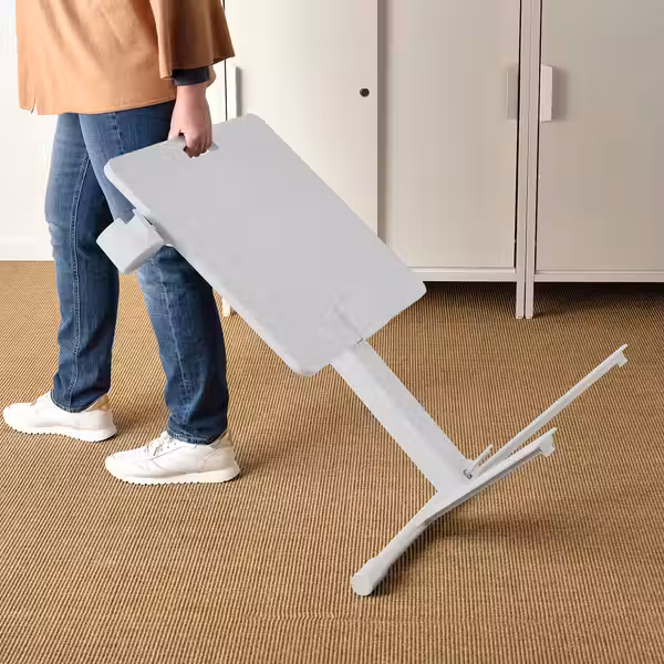 MITTZON МИТТЗОН Стол для ноутбука, на колесиках - белый 66x50 см - фото 12