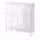 IDANÄS Шкаф со складными дверьми - белый 121x135 см