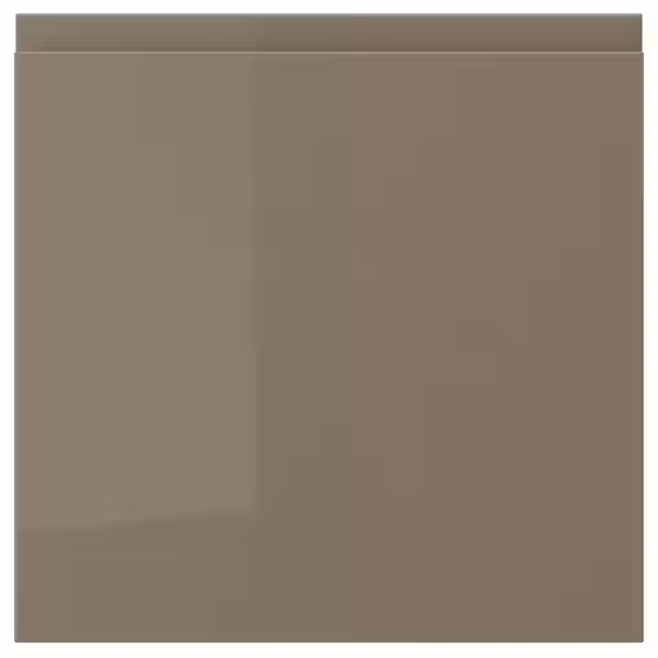 VOXTORP Дверь - глянцевый темный серо-коричневый 40x40 см - фото 1