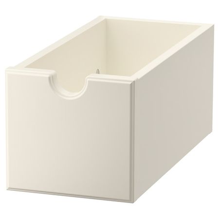 TORNVIKEN Ящик - белый с оттенком 16x34x15 см