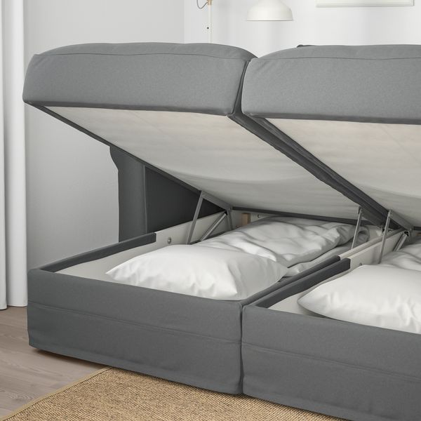 4-местный диван с козетками, Ljungen классический серый IKEA GRÖNLID 794.090.72 - фото 5