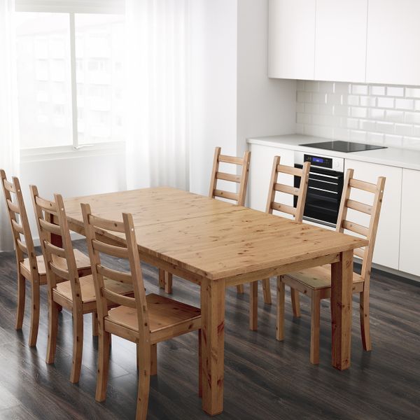 Раздвижной стол, морилка, антик 201/247/293x105 см IKEA STORNÄS СТУРНЭС 003.714.11 - фото 2