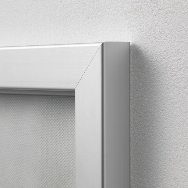 Картина с рамой, Одуванчик/цвет алюминия 140x100 см IKEA БЬЁРКСТА 092.984.21 - схема-чертеж с размерами