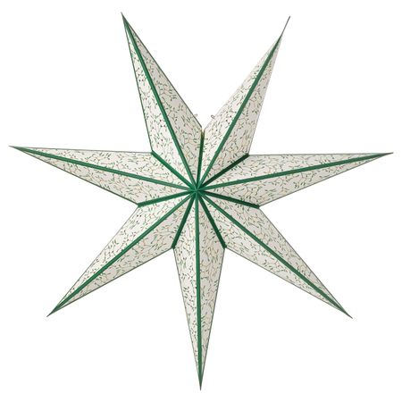 Абажур, лист/золотой орнамент «точки» 70 см IKEA STRÅLA СТРОЛА 205.037.26