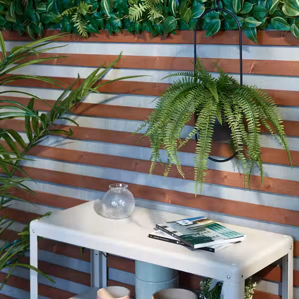 FEJKA Искусственное растение в горшке - д/дома/улицы подвесной/папоротник 12 см - фото 3