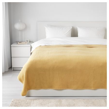 Покрывало ВОРЕЛЬД, желтый (230x250 см)