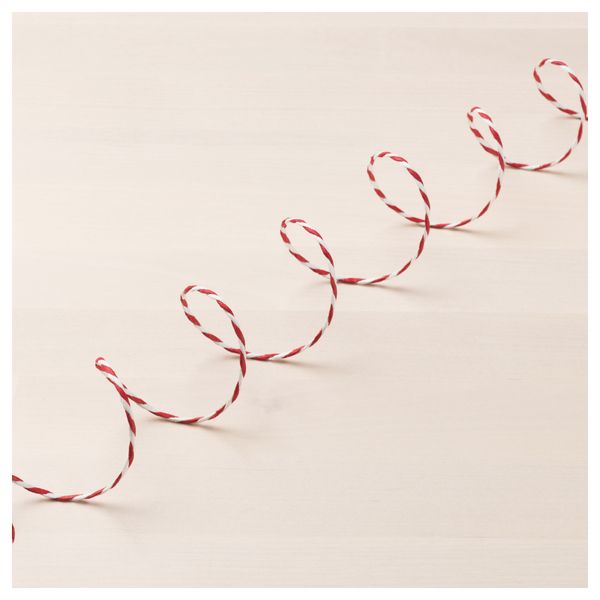 Тесьма ВИНТЕР 2017, красный, белый (40 м) - фото 2