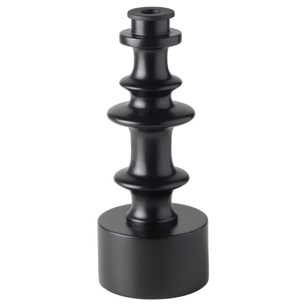 Подсвечник ТИЛЛФЭЛЛЕ, черный (33 см) - фото 1