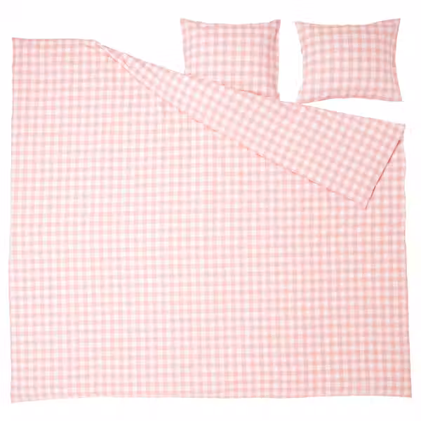 EKTANDVINGE ЭКТАНДВИНГЕ Пододеяльник и 2 наволочки - схема-чертеж с размерами