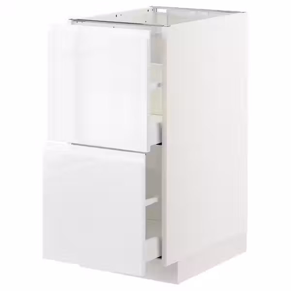 METOD / MAXIMERA Напольн шкаф 2фрнт/2выс ящ - фото 1