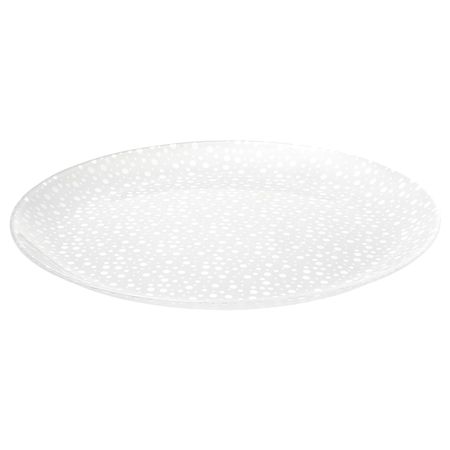 Тарелка, матовое стекло 26 см IKEA INBJUDEN ИНБЬЮДЕН 704.912.88