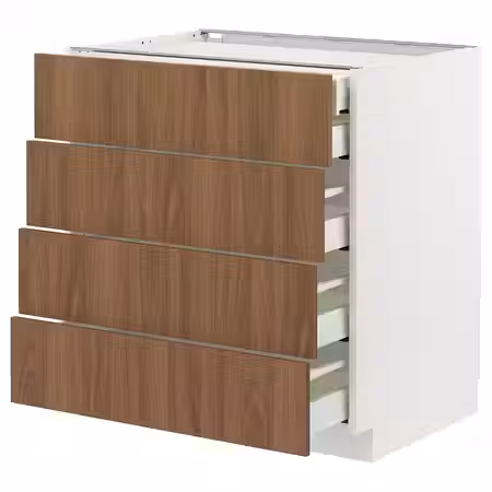 METOD / MAXIMERA Напольный шкаф 4фасада/2нзк/3срд ящ