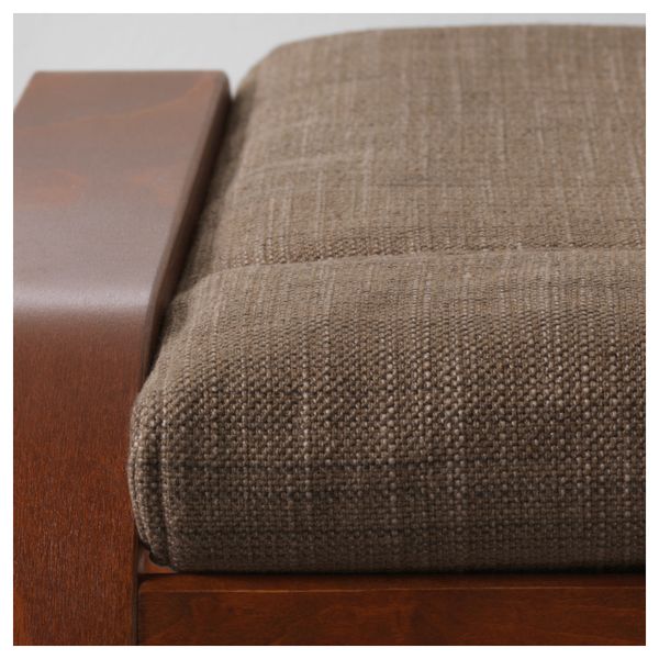 Табурет для ног ПОЭНГ, классический коричневый, Исунда коричневый - фото 3