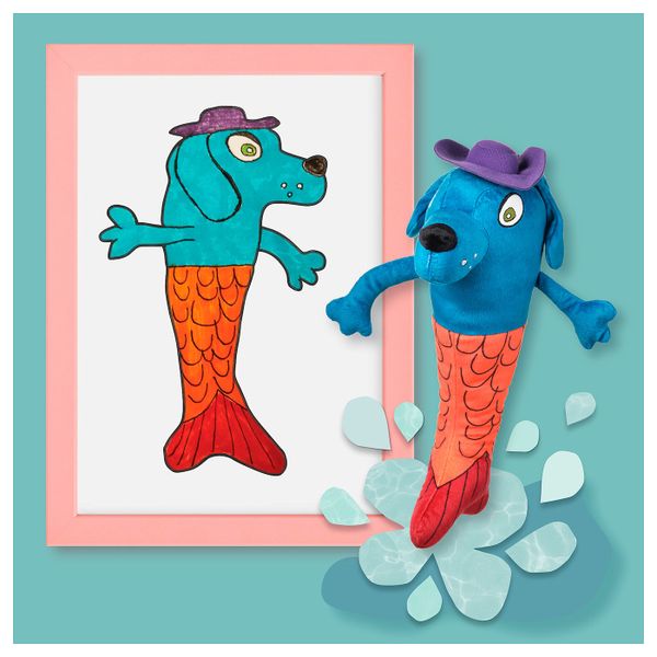 Мягкая игрушка, собака-русалка/разноцветный IKEA SAGOSKATT 2021 САГОСКАТТ 2021 905.181.40 - фото 6