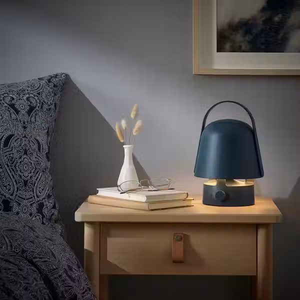 VAPPEBY Лампа с динамиком bluetooth - для сада/синий - фото 2