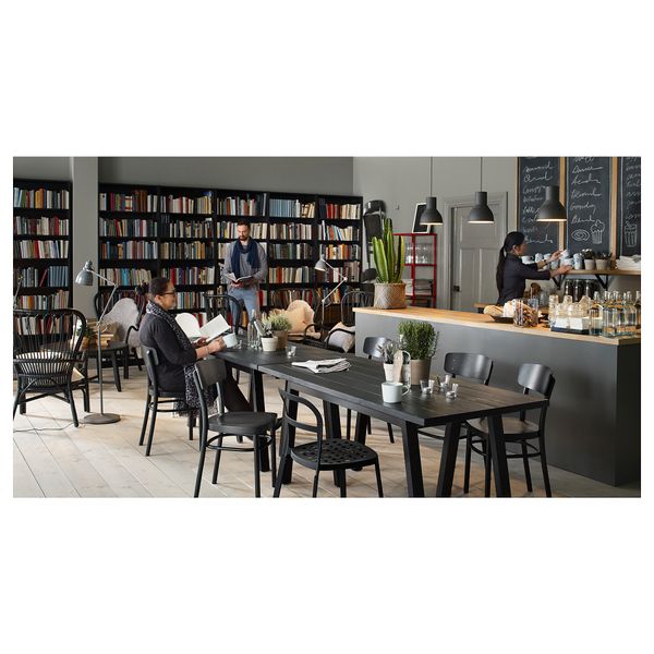 Стул ИДОЛЬФ, черный - схема-чертеж с размерами