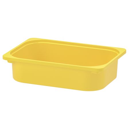 Контейнер, желтый 42x30x10 см IKEA TROFAST ТРУФАСТ 503.660.30