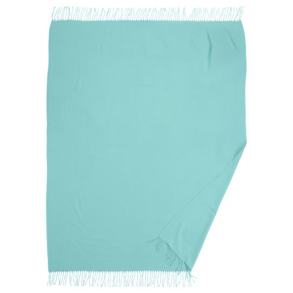 Плед МАРИАКЛОККА, бирюзовый (130x190 см) - схема-чертеж с размерами