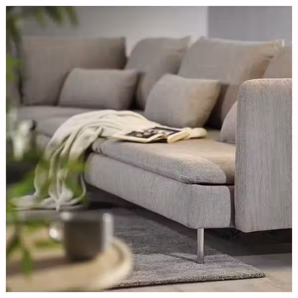 SÖDERHAMN Угловой диван-кровать, 6-местный - фото 5