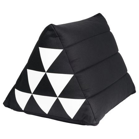 Подушка, треугольный черный-белый 50x40 см IKEA SAMMANKOPPLA САММАНКОППЛА 404.674.78