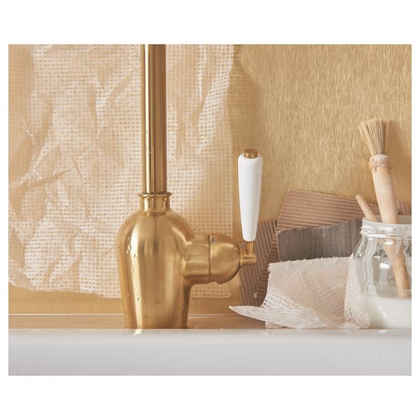 Смеситель кухонный, желтая медь IKEA ИНШЁН 103.701.33 - фото 4
