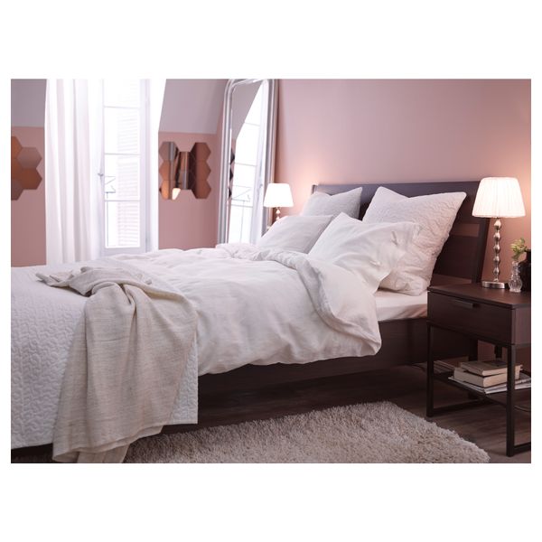 Каркас кровати ТРИСИЛ, темно-коричневый, Лурой - фото 4