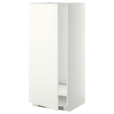 Высокий шкаф для холодильника или морозильника, МЕТОД, белый, Хэггеби белый