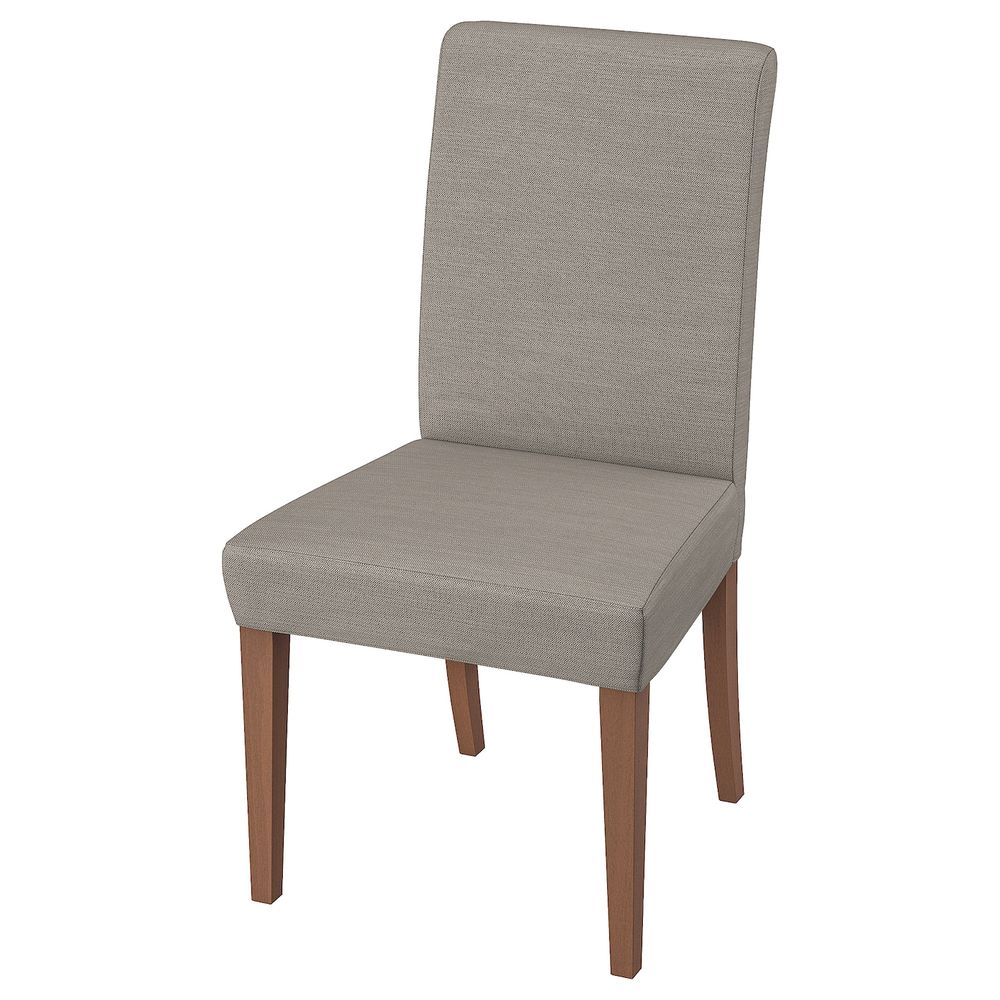 Стул, коричневый, Нольхага серо-бежевый IKEA ХЕНРИКСДАЛЬ 992.271.65 - фото 1