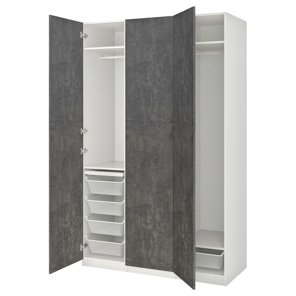 Гардероб, комбинация, 150x60x236 cm IKEA PAX ПАКС, KALLVIKEN КЭЛЛЬВИКЕН 693.873.77 - фото 1