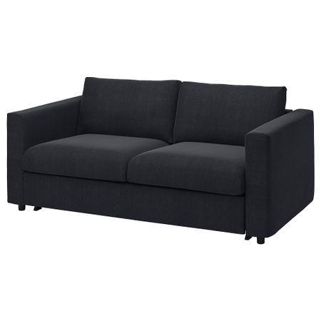 2-местный диван-кровать, Saxemara черно-синий IKEA VIMLE ВИМЛЕ 595.371.84