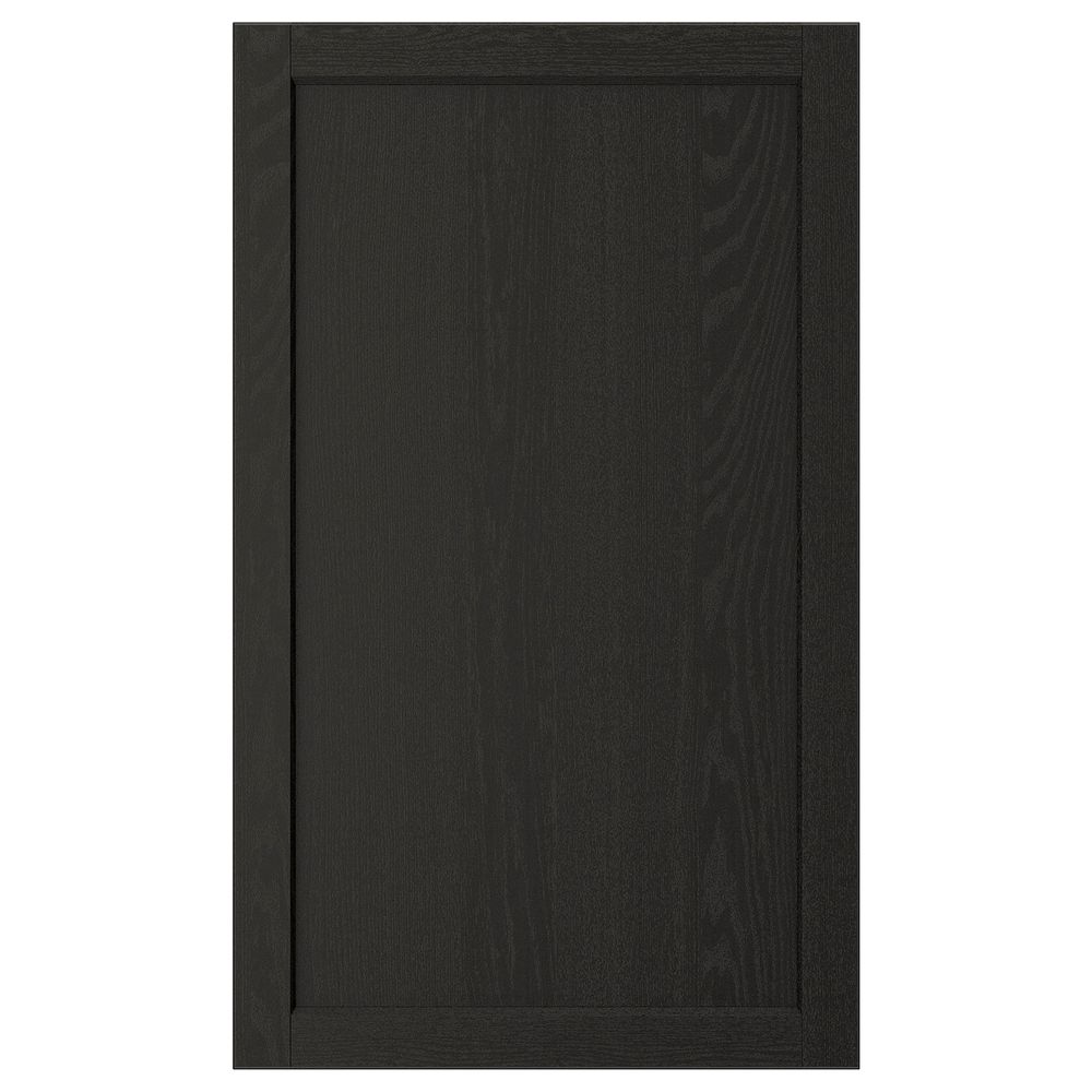 Дверь, черная морилка 60x100 см IKEA LERHYTTAN ЛЕРХЮТТАН 003.564.96 - фото 1