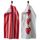 Полотенце, 40x70 см, разные орнаменты белый, красный IKEA VINTERFINT 005.577.44