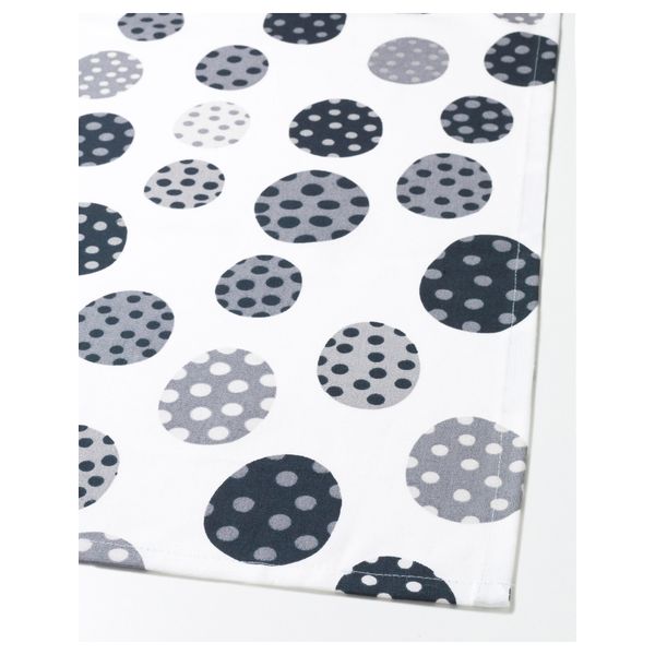 Скатерть КЭККЛИНГ, серый (145x240 см) - схема-чертеж с размерами