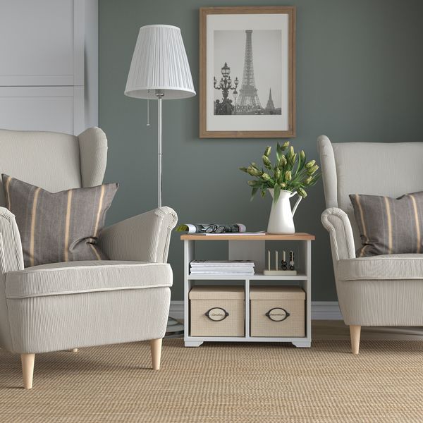 Журнальный стол, белый, 60x60 см IKEA SKRUVBY 405.319.88 - фото 4