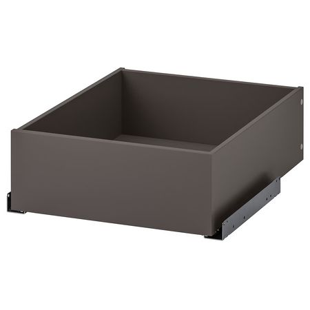 KOMPLEMENT Ящик - темно-серый 50x58 см