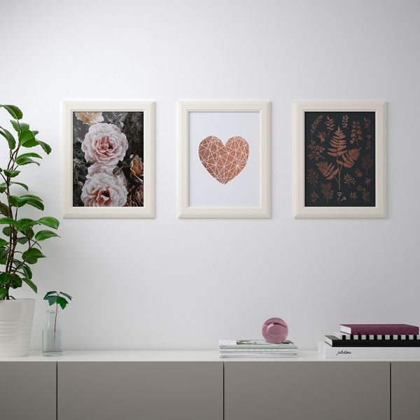 Постер, Сердечки, 30x40 см IKEA DRÖMBILD ДРЁМБИЛЬД 204.361.76 - схема-чертеж с размерами