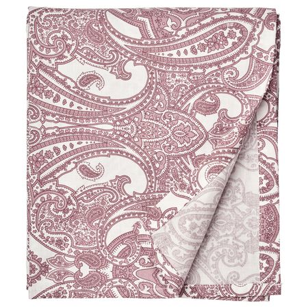 Простыня, белый/темно-розовый 240x260 см IKEA JÄTTEVALLMO ЙЭТТЕВАЛЛМО 604.611.02